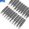Black Gold Steel 900 Soldering Iron Tips - 10-Piece Set for 936 Stations | Includes Universal, Knife, Pointed, Horseshoe, and Bent Tips