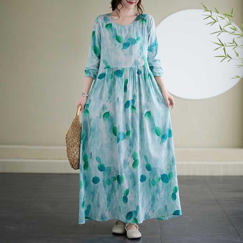Actual 2025 Early Fall New Floral Dresses