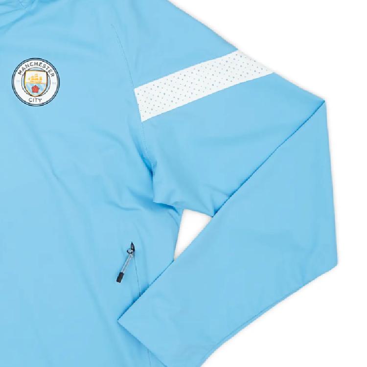 Puma 2022-23 Manchester City Comfortable Soft Long Sleeve Football Shirt Women tops Blue 771314-12