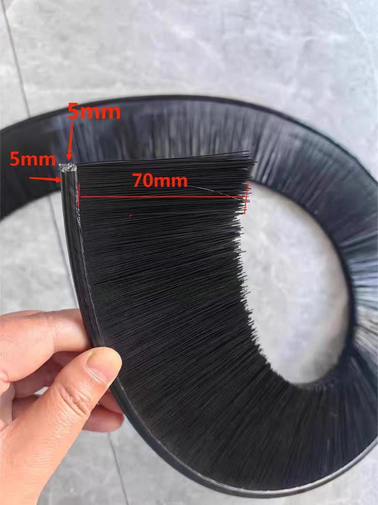 Wear Resistant Soft Bottom Sealing Strip Brush Enhances Sealing Performance Brush