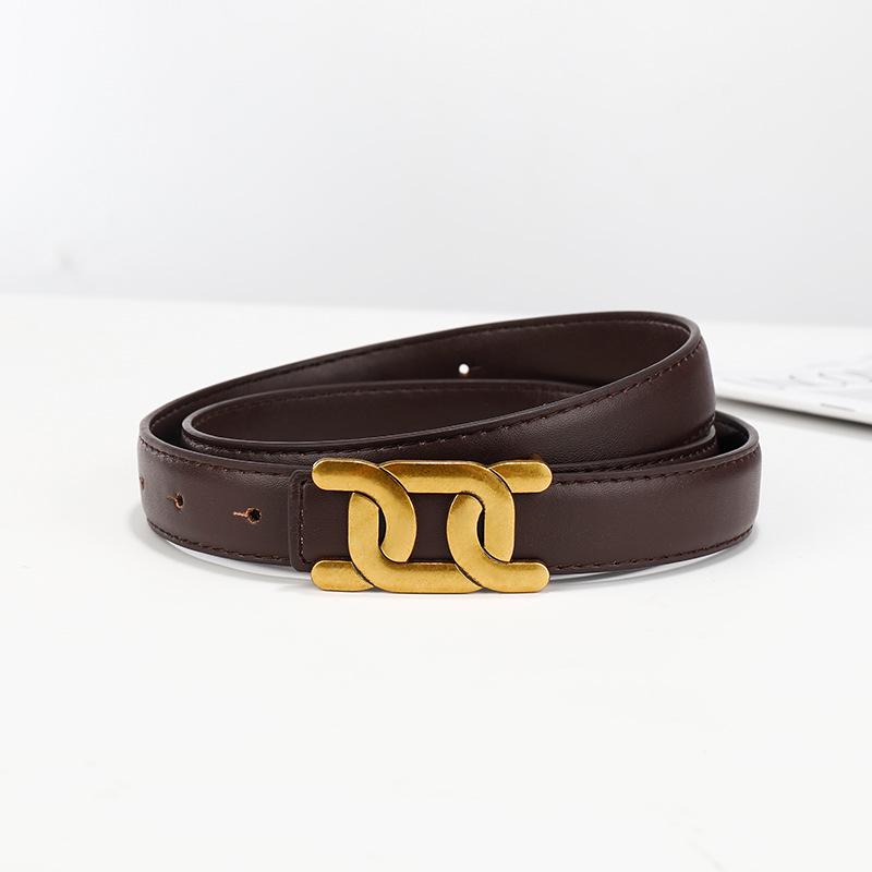 2024 Women's Versatile Black Waist-Cinching Korean Style Fashion Belt