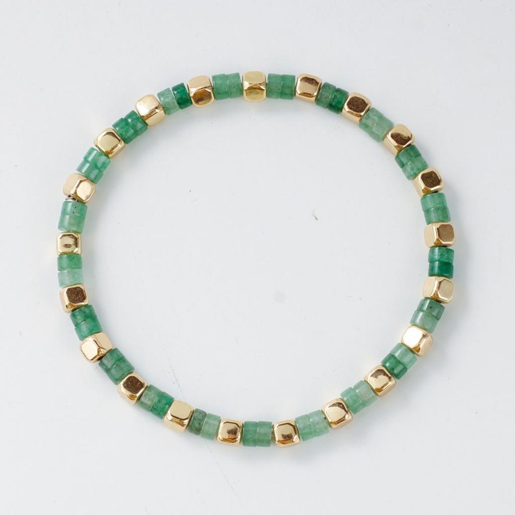 Popular fashion hand jewelry natural stone bracelet colorful retro bohemian bracelet women