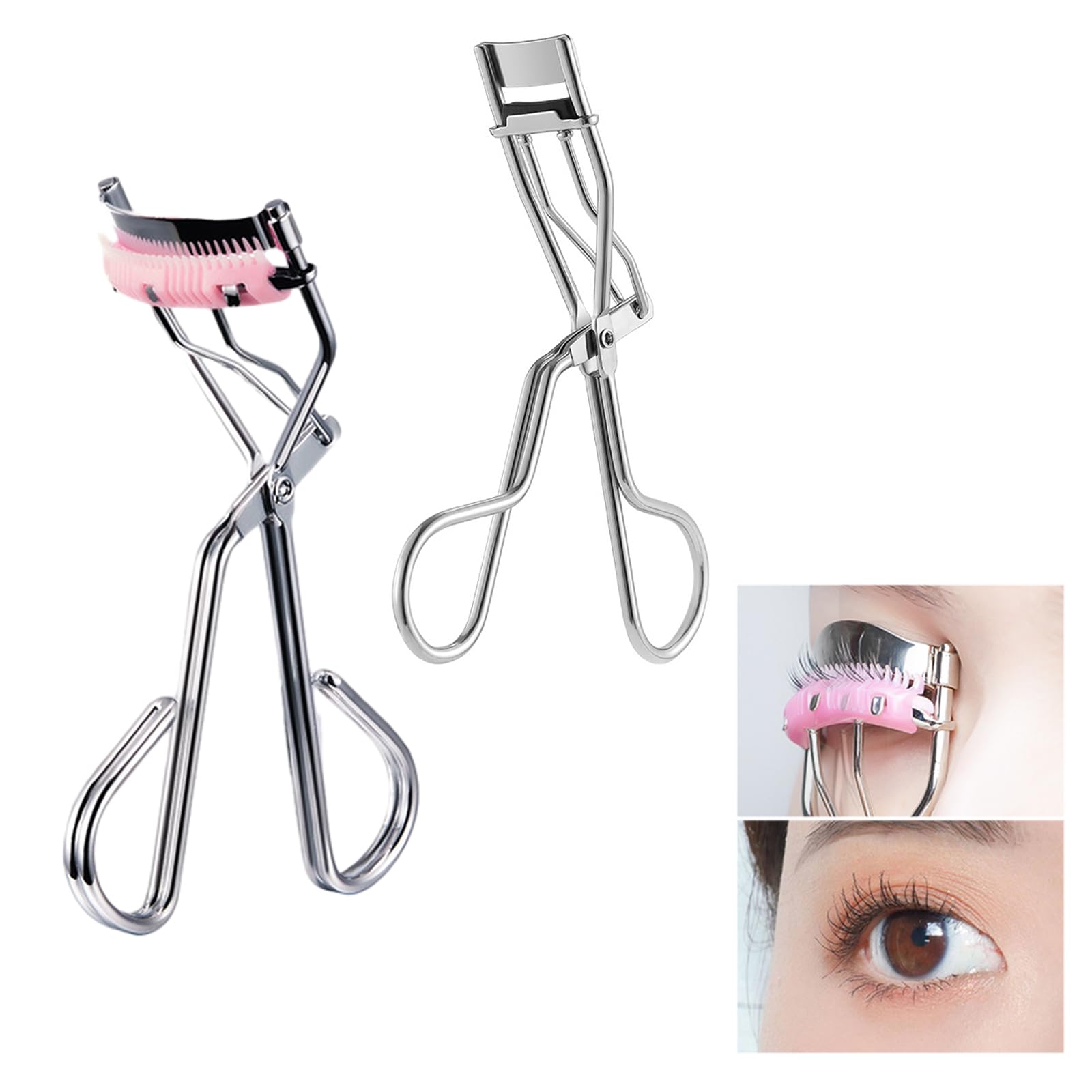 

aninako Eyelash Popular for Single Sagging Root Eyelash and Partial Eyelash Curler Curler, Eyelids, Eyelids, Curler, Portable, Durable, (2pcs)