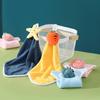 Cartoon Towel Cute Soft Ultra-Soft Comfortable Lightweight Solid Durable Quick-dry Color Scouring Pad Bowl