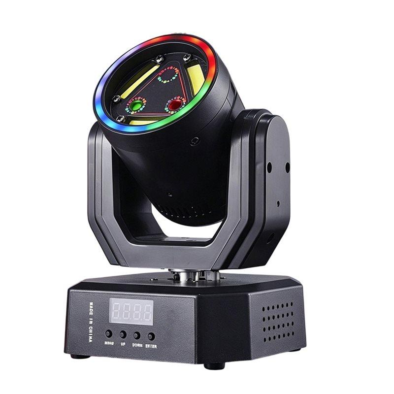 A25F-Moving Head RGB LED Effect Light DMX512 Sound Activated Laser Strobe For DJ Disco Party Club Stage Show
