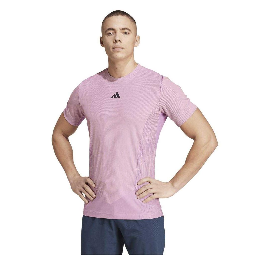 Adidas Mens AirCool Crew Neck Short-Sleeved T-Shirt