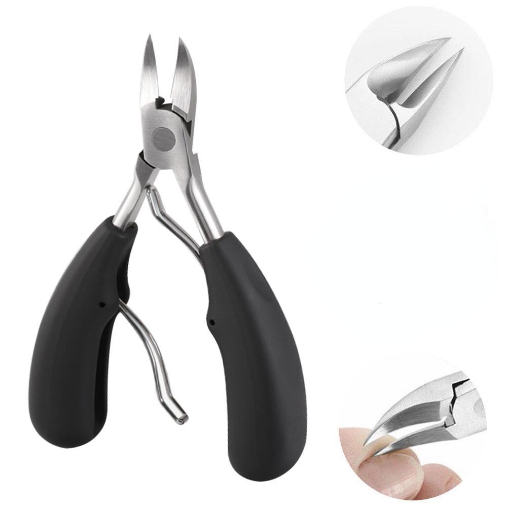 1Pc Toenail Nail Clippers Cutters Stainless Steel Pedicure Manicure Tools Professional Thick Correction Tool