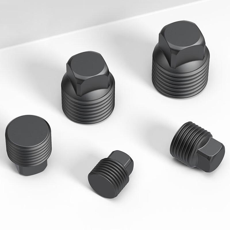 Jing Rong DN15 Carbon Steel External Square Head Plug