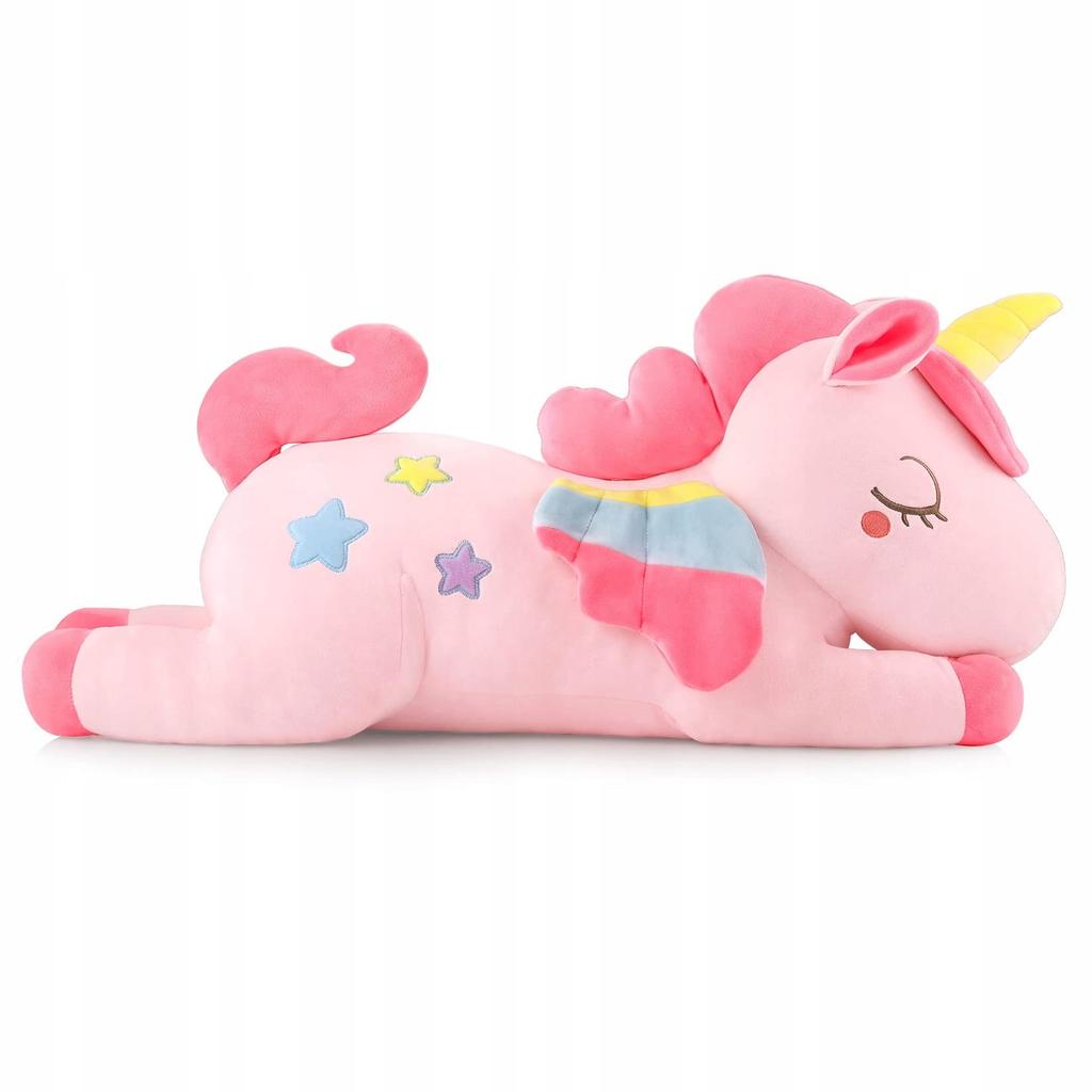 Jucarie Plus Unicorn 66cm Plush Toy Soft Stuffed Animal Multicolor for Kids Adults Gift