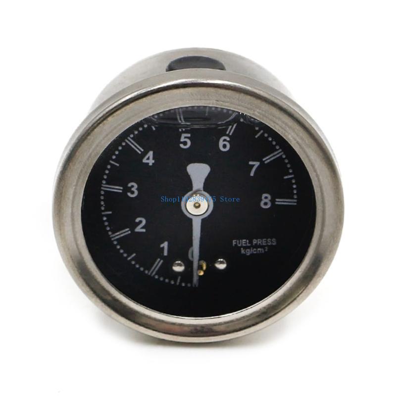 33WB Car Oil Pressure Gauges Refitting 12V Automobile Oil Pressure Instrument 0-8Bar