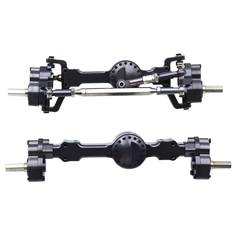 MN 99S Aluminum Alloy CNC Full Metal Front Rear Portal Axle Set For 1/12 MN MN99S MN98 D90 D91 D99 D99S MN90 RC Car Upgrade Part