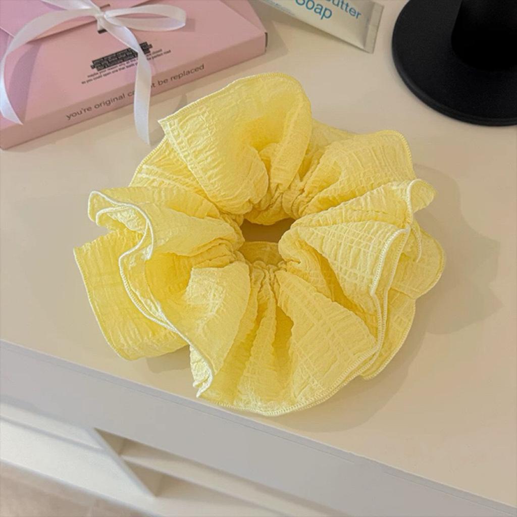 Stylish Lace Hair Scrunchies No Damage Scrunchy Hair Bands Ponytail Holders for Thick Curly and Thin Fine Hair