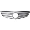 Silver Front Hood Grille Assembly for 2009-2014 Mercedes-Benz C-Class W204