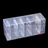Clear Plastic Storage Box for Coins and Medals with Full Transparency 20-Coins Holder Storage Slab Boxes