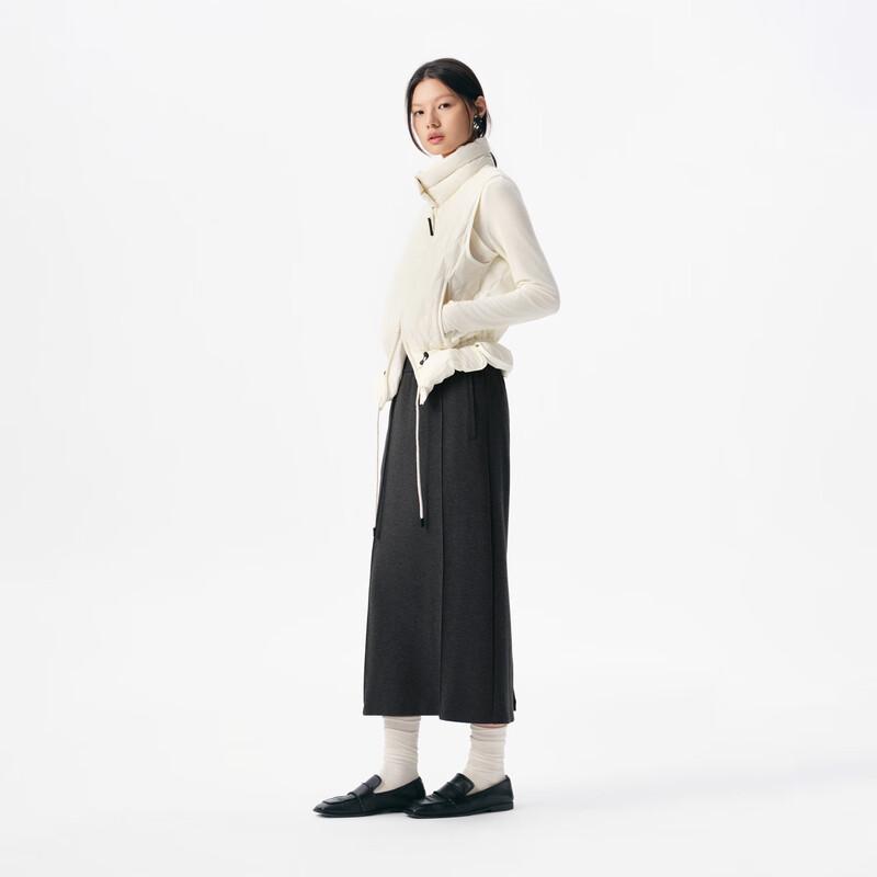 Broadcast Women's Stand-Collar Waist-Cinching Down Vest