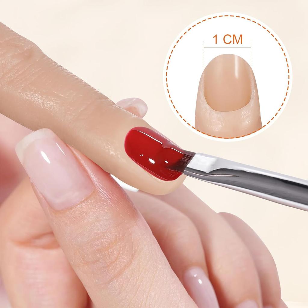 Mipcase manicure Artificial Finger Silicone Fake Finger artificial Bendable Nail piece human body Acrylic Silicone Nail Art Finger prosthetic hand