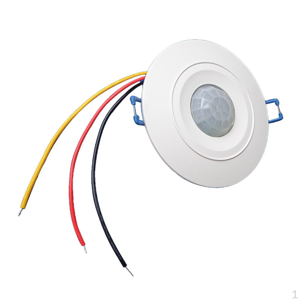 

Ceiling Recessed Mounted Occupancy Light Switch for Corridor Staircase Hallway Bathroom