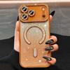 Women Girl's Luxury Magnetic Magsafe Phone Case for iPhone 17 16 15 14 13 12 Pro Max 17 Air 16 Plus Clear Plating Soft Cover