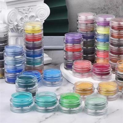 6 Farben/Set, neuer Glimmerpulver, Glitzer, Perlenpigment, Mineral, Perlglanz, Epoxidharz-Farbstoff