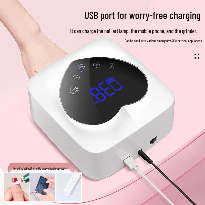 X20 Rechargeable Wireless Nail Curing Lamp with Lithium Battery