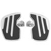 Aluminum Front   Floorboards Foot Pegs Footboard Fit for Indian   Sixty Bobber 20152021(Matte Black Glossy Black )