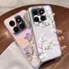Cartoon Flowers Pattern Case For Xiaomi Redmi Note 15 Pro 4G Funda Redmi Note 14 13 Pro 5G Clear TPU Silicone Soft Cover