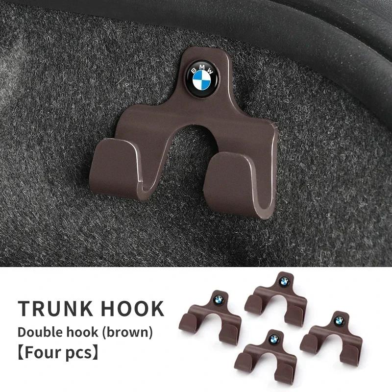 -Ganchos de Almacenamiento para Maletero de Coche Organizador de Maletero para Sedán Automático Para BMW Serie 3 5 G30 G60 F10 F20 F22 F32 F33 F36 F06 G11 G70 F30 G20 G32