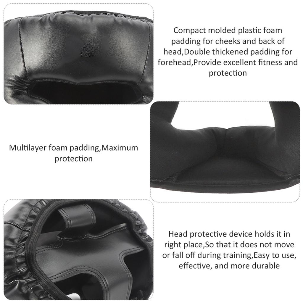 AdultCelsiusChildren Enclosed Boxing Head Guard Helmet Muay Thai Fighting Protecting Equipment
