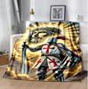 Kreuzritter Ritter Flanell Decke Weich Warm Ganzjahres Überwurf, Design für Camping, Autoreise, Wandern Sofa, Bett, Büro Perfektes Geschenk für Partys