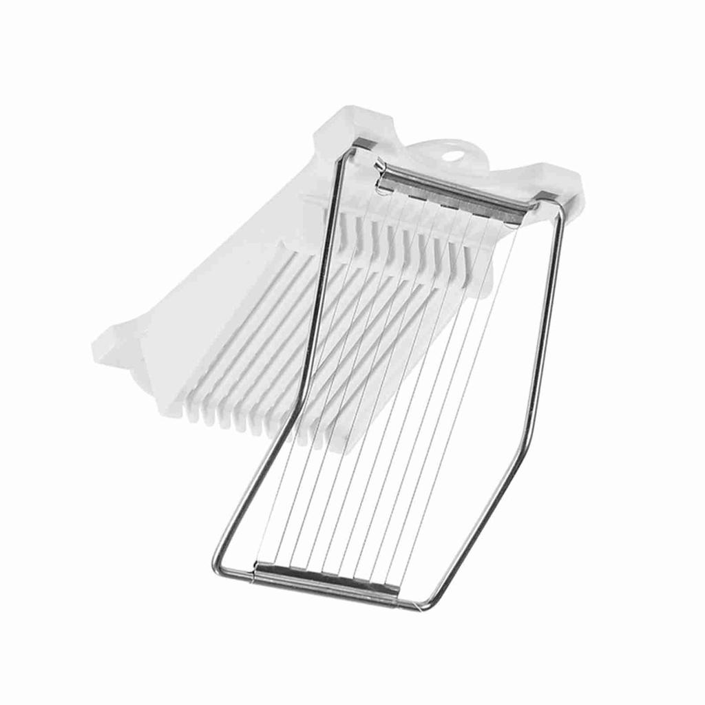Lunch Meat, 10 Stainless Steel Wires for Even Slicing with Non-Slip Base for Canned Meat, Cheese, Ham, Boiled Egg