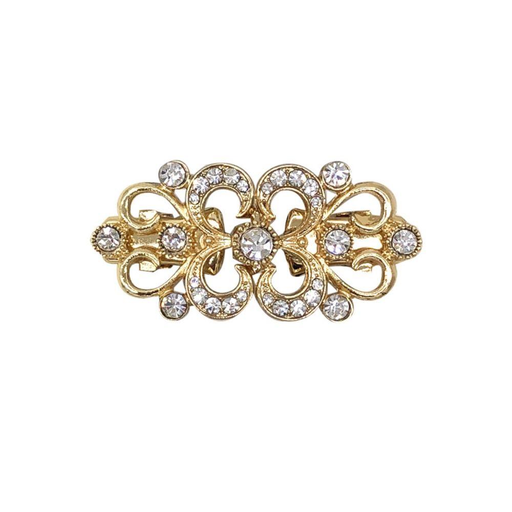 Zinek Slitina zinku Ženy Pletené zboží Šátek Spona Korejské šperky Doplňky Květinové vzory Spona Brož Šátek