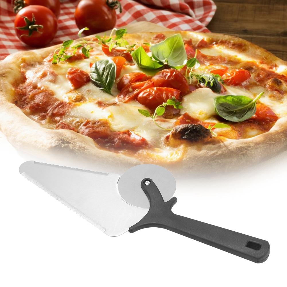 Professionelles Multifunktionales Gebäck-Pizza-Radschneider-Schaufel-Spatel-Werkzeug aus Edelstahl