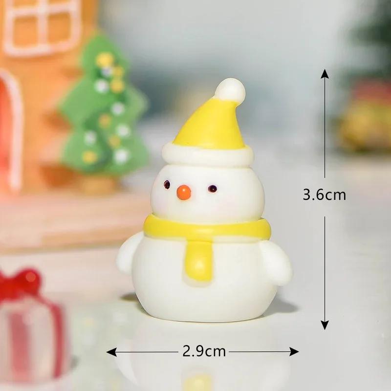 Christmas Decoration Ornaments Xmas Micro Landscape New Year 2026 Miniatures Home Decorative Santa Claus Figurines Home Decor
