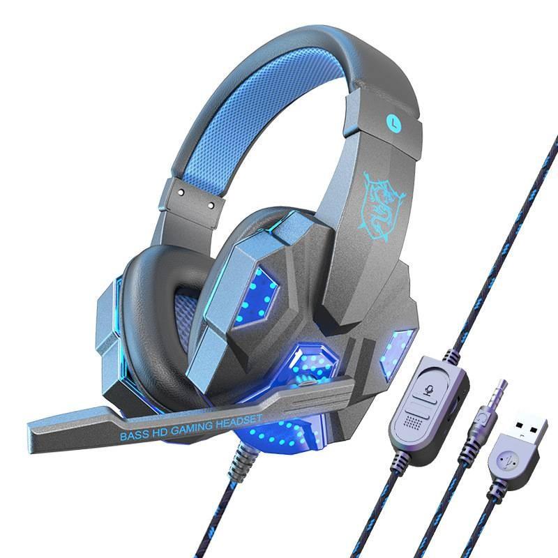 Light Mounted Head Sensing Wired Headphones For Comfortable Gaming Esports In
