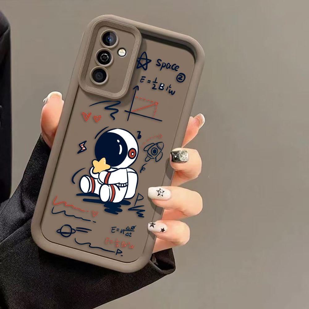 Cartoon Astronaut Space Phone Case For Infinix SMART SPARK 9 10 20C 30C 40C CAMON 20 30 40 POP 8 POVA 6 7 ITEL A70 A80 A90 Cover