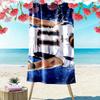 Julian Edelman Print Beach Towel, Large Soft Quick Dry Towel for Beach Camping Swimming