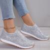 Fashion Slip On Gold Sequins Sneakers for Women Apring Autumn Plus Size Platform Sneakers Shoes Woman Comfort Lightweight Sport Shoes