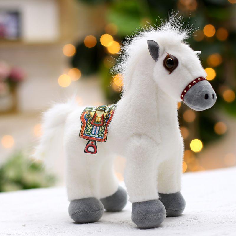 Simulation Doll Children's Plush Toy Birthday Gift Cartoon Animal Pony Ornament Rag Doll