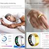 SR02 Smart Ring Stainless Steel Health Monitoring Life Waterproof Multi-sport Modes Heart Rate Blood Oxygen Tracker Ring