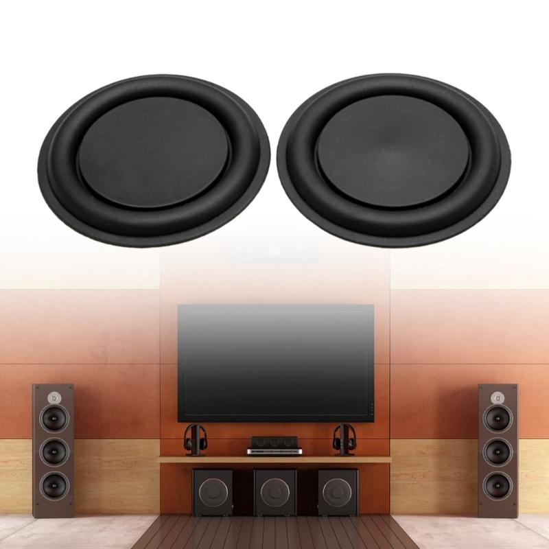 34mm 36mm 40mm Heavy Duty Rubber Surround Bass Speaker Diaphragm For Enhances Audiophiles Performances