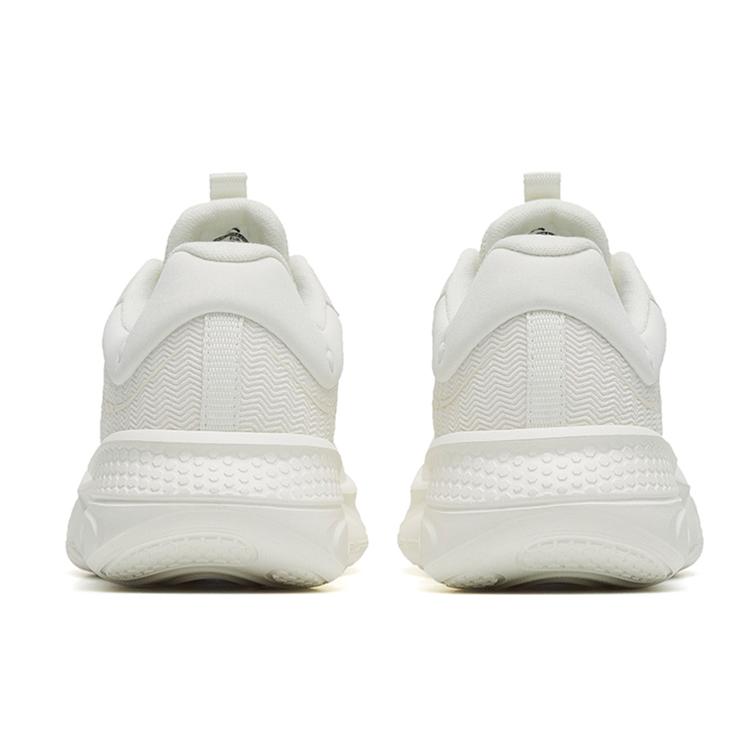 New Anta Cushioning Lightweight Low Top Running Shoes Women's White Gray 122247715-1