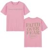 Faith Over Fear Christian Bible Verse TShirts Unisex Unisex Fashion ONeck Short Sleeve TShirt Summer Casual 100Cotton T Shirts