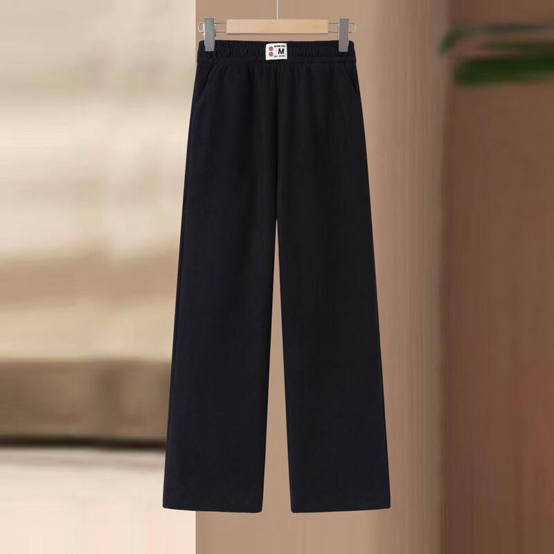 Hodo Women's Winter Plush Lined Wide-Leg Pants