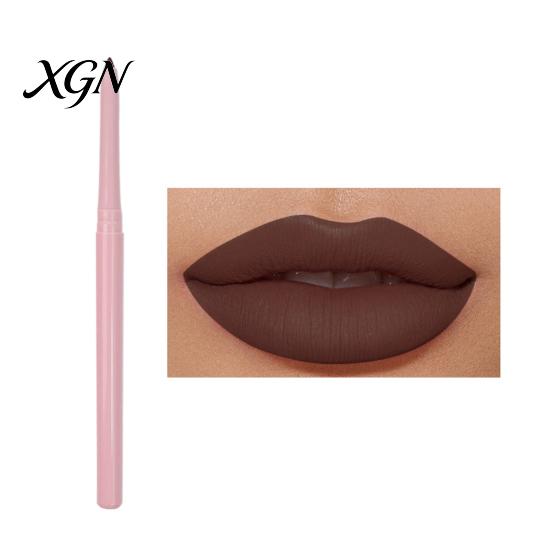 Anti Sweat Lip Pencil Retractable Liner for Women, Long Lasting Waterproof Pencil, Makeup Essential Tools Precise Shaping & Filling Defined Shape