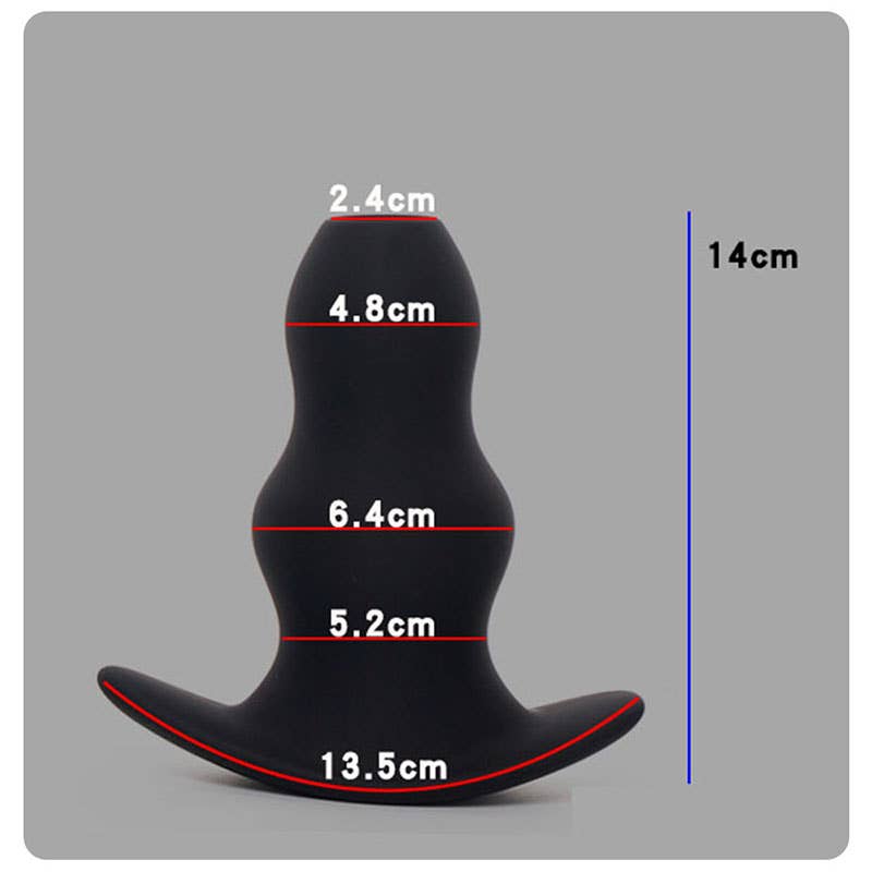 YWZAO Anal Plug Hollow Silicone G24