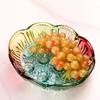 Glas Henne auf Nest Süßigkeitenschale mit Deckel Große Fußschale für Süßigkeiten Kekse Nüsse Desserts Vintage Rustikal Bonbonglas für Zuhause Küche Büro