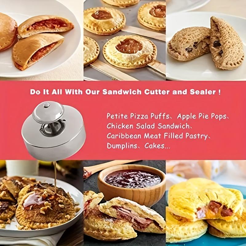 Taglia e Sigilla Sandwich in Acciaio Inossidabile - Durevole, Versatile, Multifunzionale per Colazione e Cottura - Gadget da Cucina Essenziale