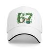 67 Funny Six Seven Gen Meme Lucky Vibes St Baseball Cap Men Print Trucker Hat Summer Fitted Retro Outdoor Sport Snapback Cap