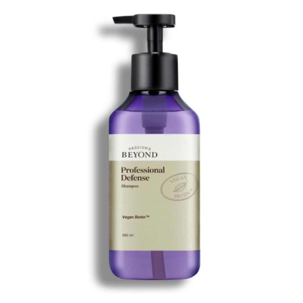 BEYOND Professional Defense Shampoo 500ml - Vegan Anti-Hair Loss Care with Refreshing Berry Scent
