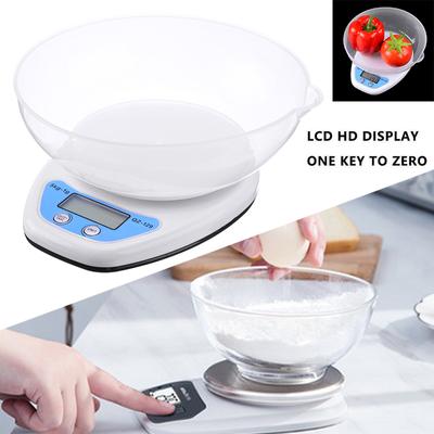 5Kg X 1g Digital Kitchen Cooking Measuring  Scale Diet Food Compact LCD Electronic  Weighing Kitchen Scale
